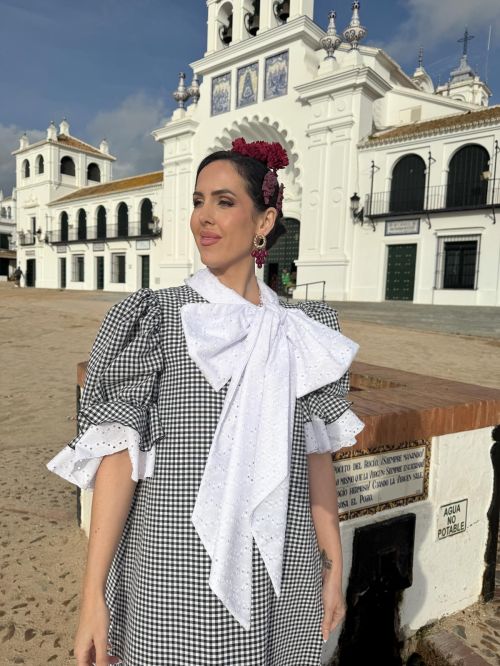 Peinecillo resina burdeos con rosas, flores y hojas variadas