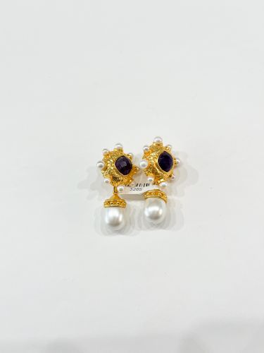 Pendiente Diya amatista