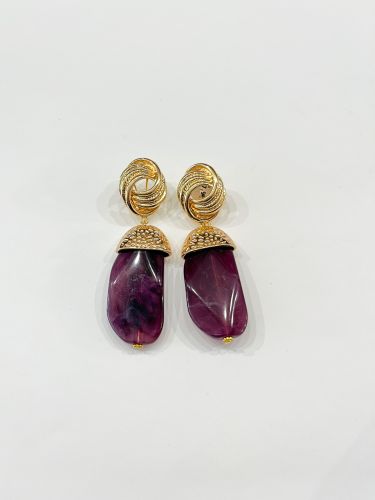 Pendiente MINES 58 morado