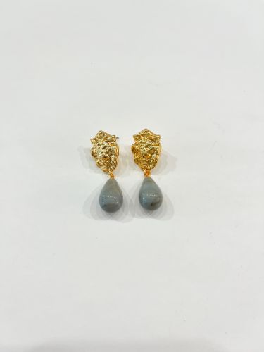 Pendiente Kavya gris