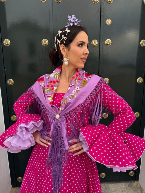 Peinecillo lazo pequeño perlas