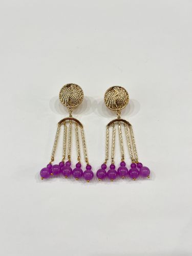 Pendiente MINES 53 malva