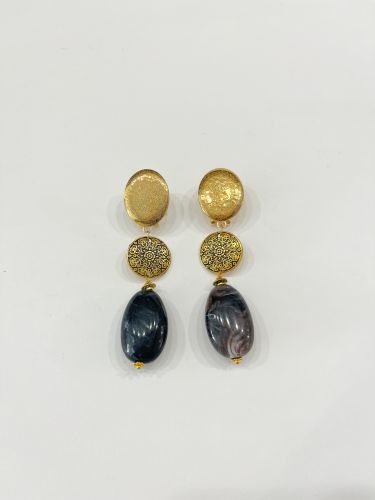 Pendiente 78 negro. MINES