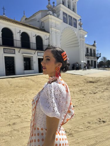 Peinecillo liso acetato naranja