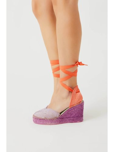 Espardeña beta143 color jizard/naranja STAR LOVE 2