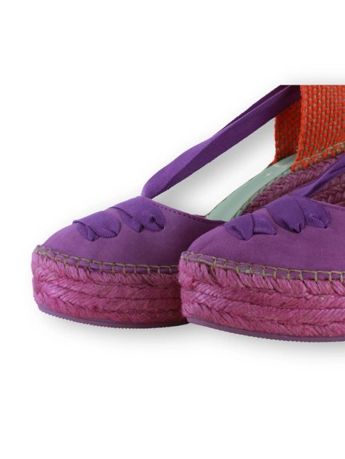 Espardeña meridia110 color jizard/naranja  STAR LOVE