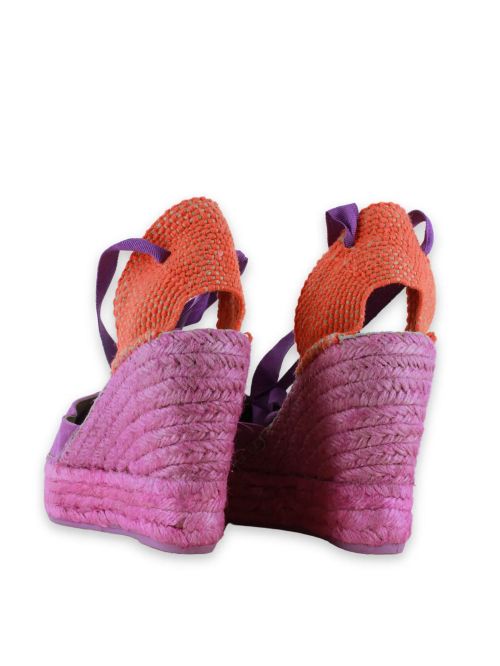 Espardeña meridia110 color jizard/naranja  STAR LOVE