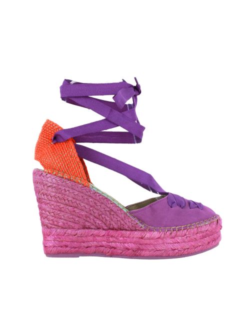 Espardeña meridia110 color jizard/naranja  STAR LOVE