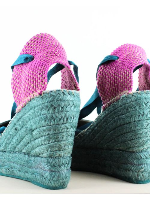 Espardeña meridia110 color abeto/purpura STAR LOVE