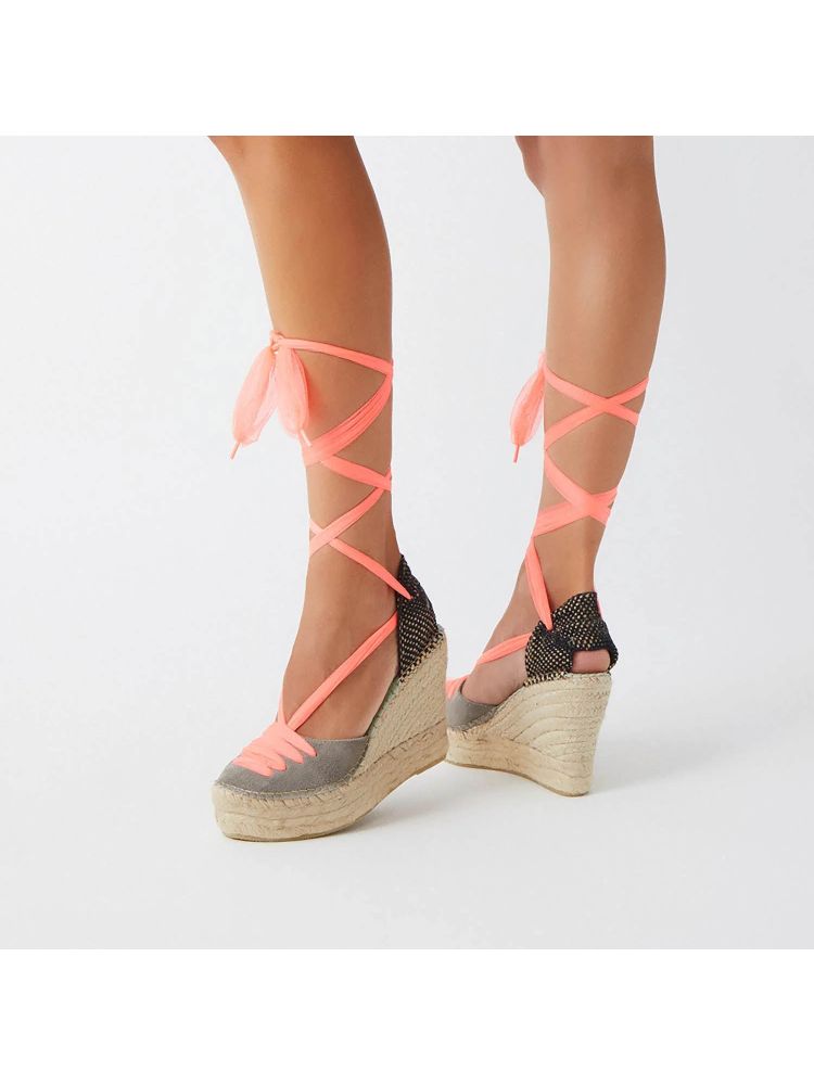 Espardeña meridia121 color níquel y...