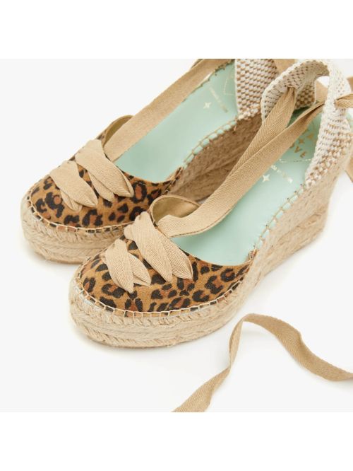 Espardeña meridia156 color leopardo. STAR LOVE