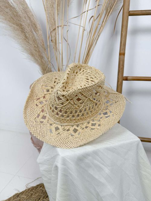 Sombrero de rafia Norma clarito