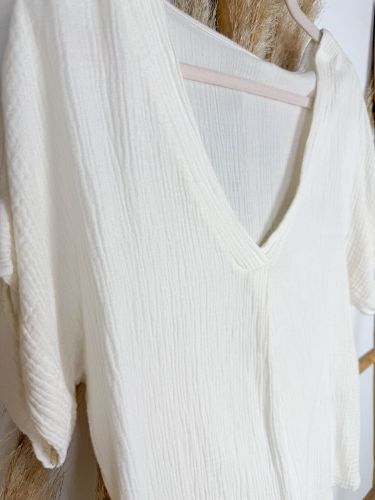 Camiseta bambula cruda manga corta 2