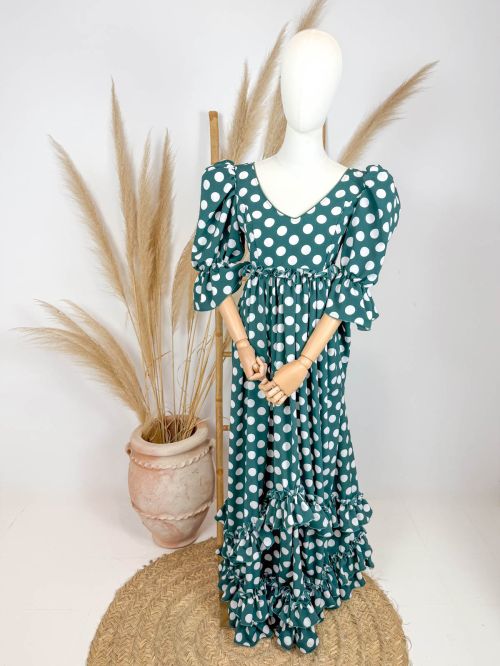 Bata Viña verde lunar grande blanco