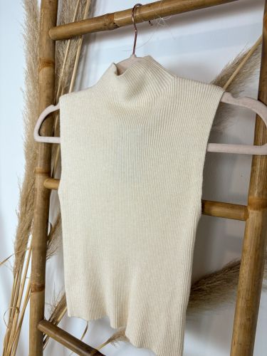 Top de punto canalé crudo 2