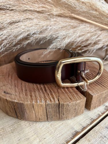 Cinturón estrecho chocolate 2