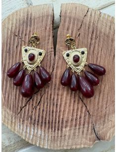 Triángulos vino tinto