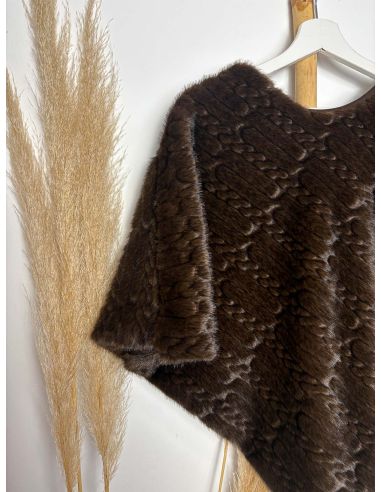 Capa de pelo chocolate