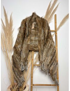 Capa pelo natural camel