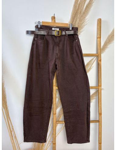 Jeans Ballon chocolate