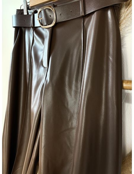 Bermuda polipiel chocolate