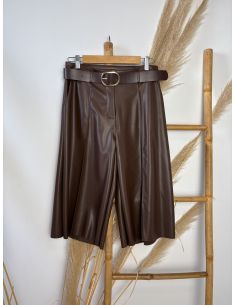 Bermuda polipiel chocolate 2