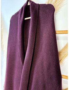 Capa lateral enflecado burdeos 2