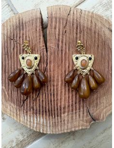 Triángulos miel tostada