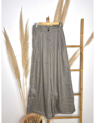 Pantalón de cuadros ancho