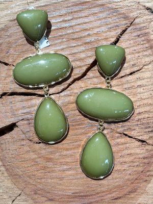 Pendiente Isabella verde