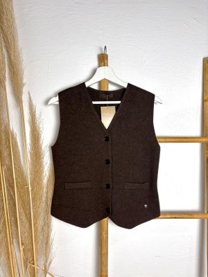 Chalequillo de punto chocolate