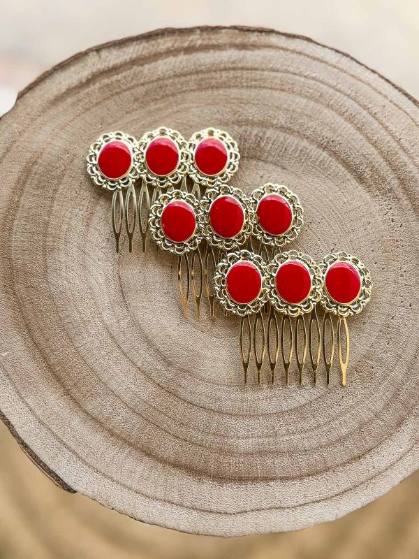 Peinecillo Julia rojo