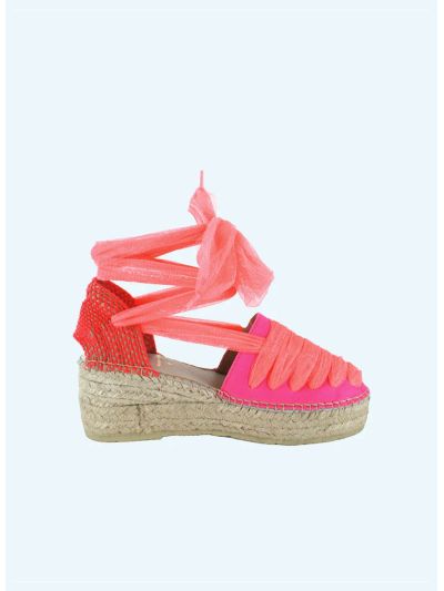 Espardeñas Aquila colección tul fuxia STAR LOVE
