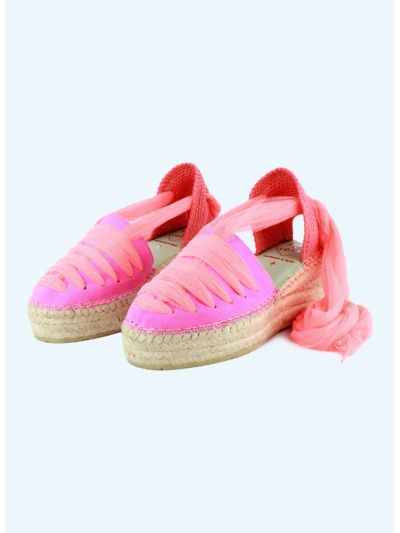 Espardeñas Aquila colección tul fuxia STAR LOVE