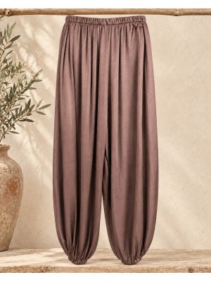 Pantalon bombacho chocolate.