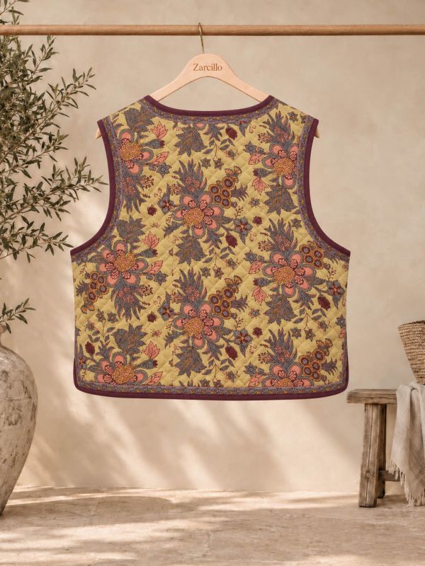 Chalequillo alcolchado estampado de...