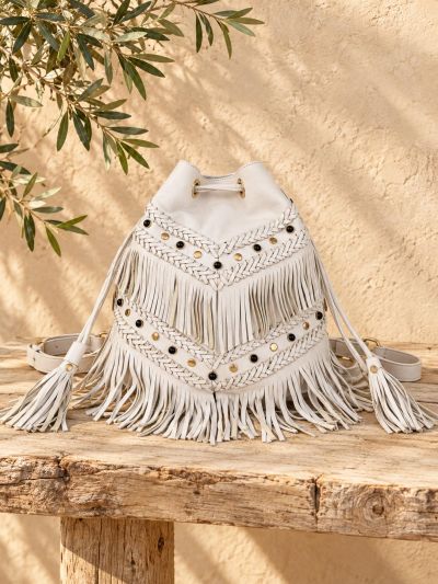 Bolso convertible blanco. Piticuiti.