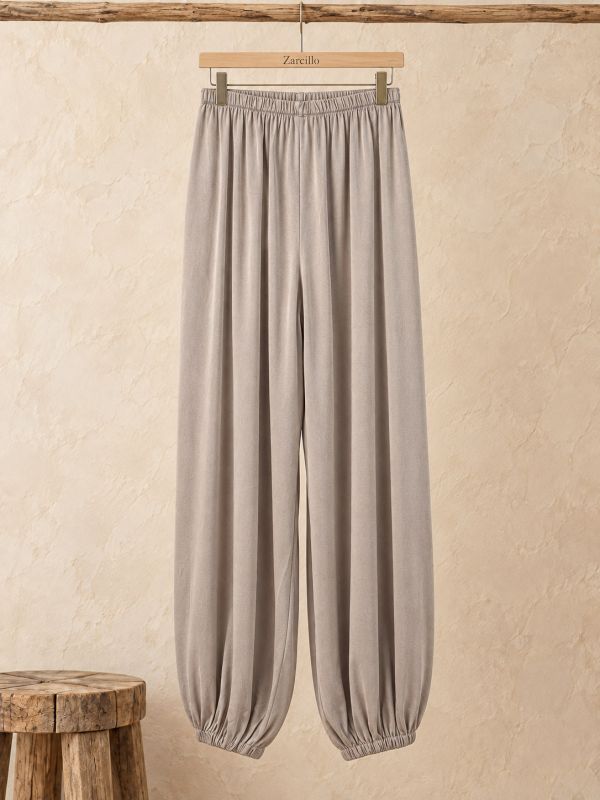 Pantalon bombacho topo.