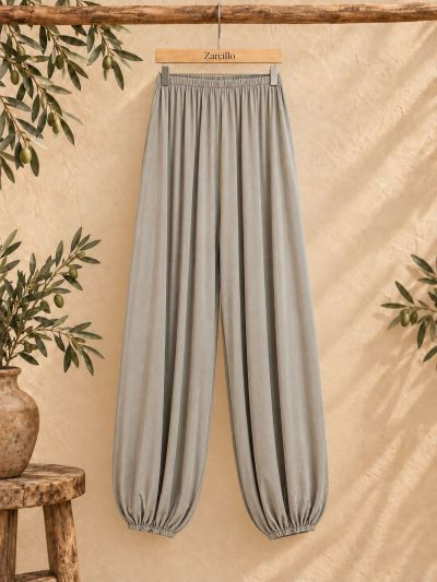 Pantalon bombacho topo.