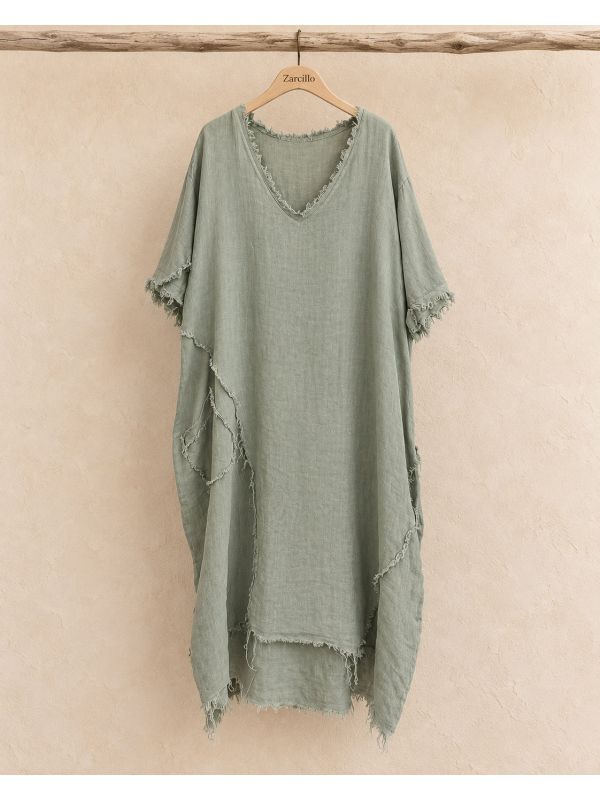 Blusa verde caqui sin mangas